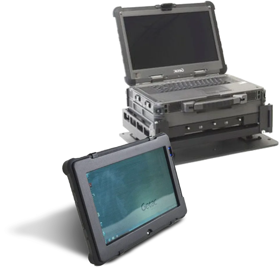 Customized rugged computer in service