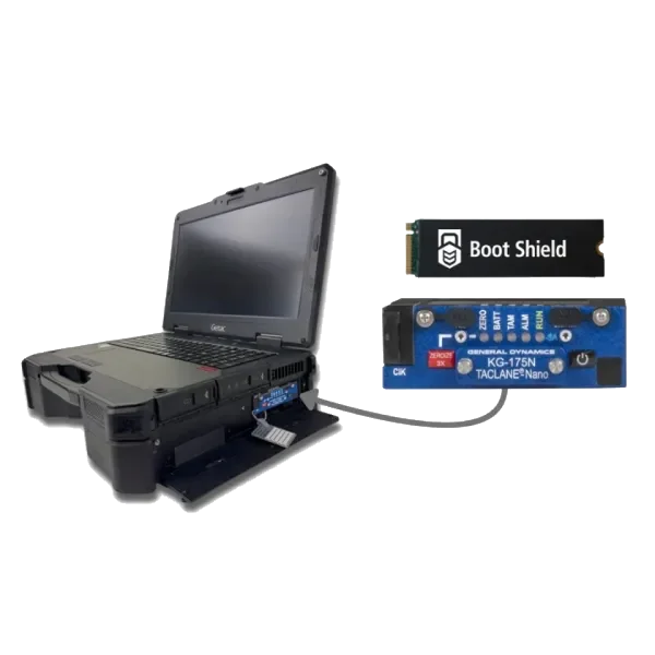 PCG Rugged Laptop [TACLANE-Nano (KG-175N) – Type I Encryption Ready]