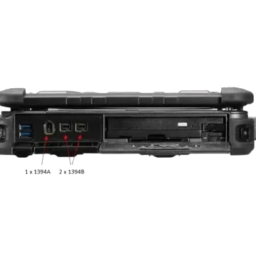 X500 with IEEE 1394A and IEEE 1394B (FireWire)